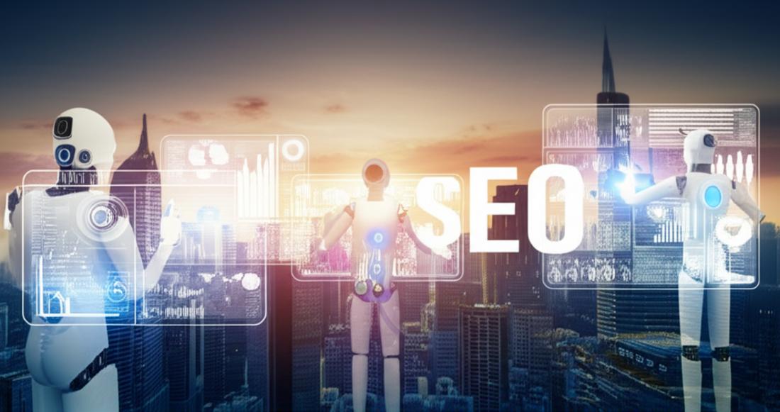 AI and SEO integration in 2025 visualized.