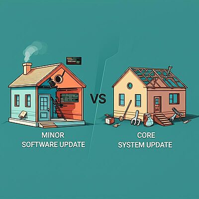 So sánh minor update và core update Google.
