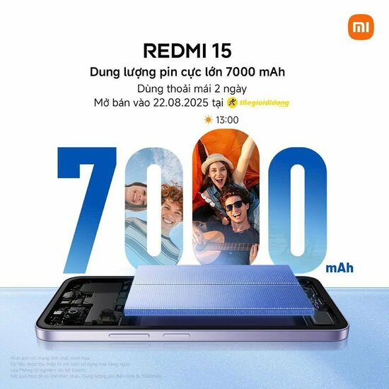 Xiaomi “nhá hàng” Redmi 15 với pin Silicon-Carbon tới 7000mAh sắp ra mắt tại Việt Nam, tặng cả vé concert “Anh Trai Vượt Ngàn Chông Gai” xiaomi nha hang redmi 15 voi pin silicon carbon toi 7000mah sap ra mat tai viet nam tang ca ve concert anh trai vuot ngan chong gai