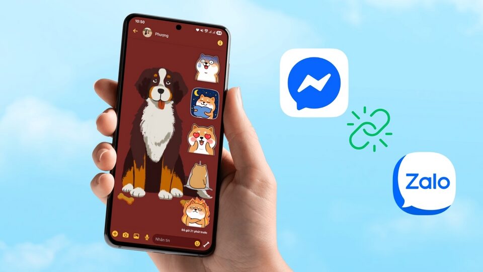 Cách gửi sticker Zalo trên Messenger cach gui sticker zalo tren messenger