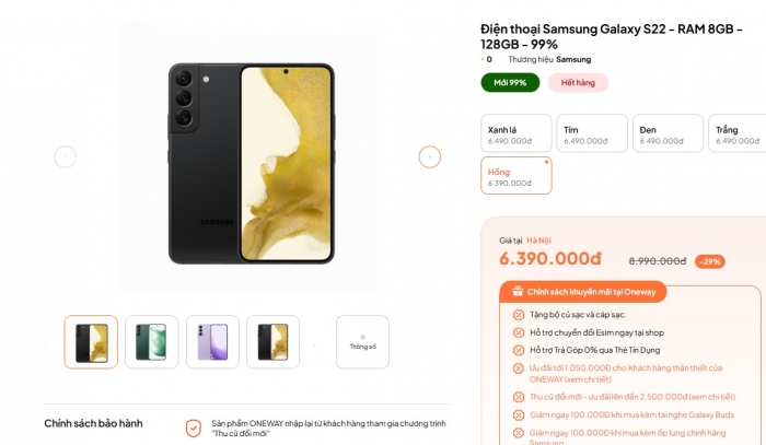 Galaxy S22 5G giảm siêu khủng, rẻ như máy cỏ trong tháng 9, đủ ngon để so kè iPhone 17