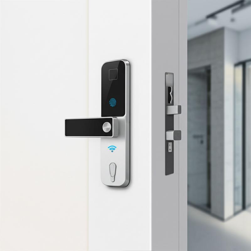 Khóa vân tay Wi-Fi cho cửa nhôm kính