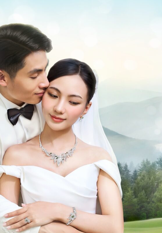 PNJ ra mắt bộ sưu tập trang sức cưới Lá Ngọc Cành Vàng