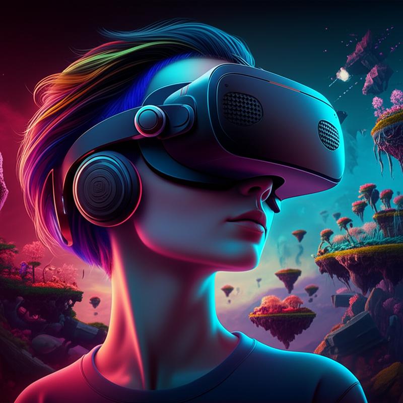 Game thủ trải nghiệm VR gaming với kính VR thế hệ mới nhất năm 2025.